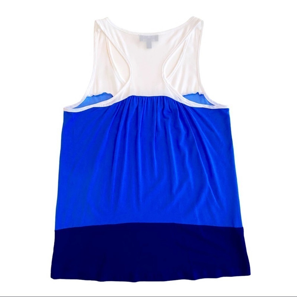 THE LIMITED Color Block Racerback Tank Top Blue XS - Picture 2 of 3